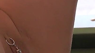 Two Hot Lesbians Fuck Each Other with Pool Stick