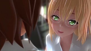 To Love Ru Hentai - Hot Teacher Fucks Student in 3D (Blowjob, Doggystyle, Tittyfuck)