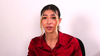 Dominating ladyboss disciplining incel