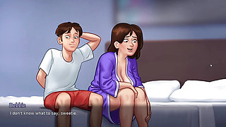 step sister and anon make hot seen in summertime saga part 9