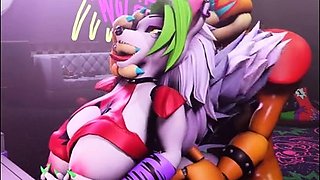 Roxxane Wolf Animation NSFW Remaster fnaf