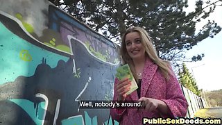 Real pulled amateur ravaged outdoor POV