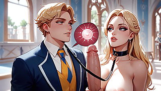 Middle Ages blonde BDSM AI generated hentai anime cartoon, Wedding, Pregnant, uncensored