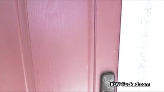Visiting exgf for a quickie on camera