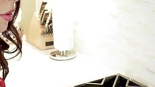 Cock Craving Stepmom Sucks On Stepson's Juicy Wang And Swallows His Cum At Breakfast