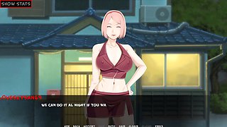 Game show with Hinata from Naruto gives a hot instructing session