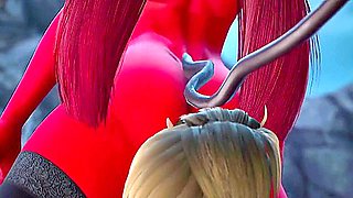Scuccubus Plays With Her Elf