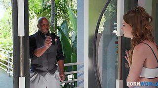 Bratty Teenage Whore Ashley Lane Takes Detectives BBC to Avoid Punishment GP2001