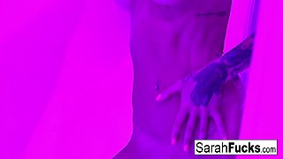 Sarah Jessie : Artistic wet masturbation with bad ass tattooed MIlf!