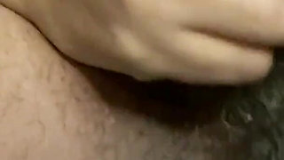 Stimulating My Hairy Pussy with My Vibrators Cumming Hard
