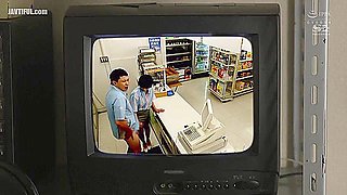 Japanese Wife Fucks Husbands Assistant In The Grocerie Store Every Day - Saki Okuda