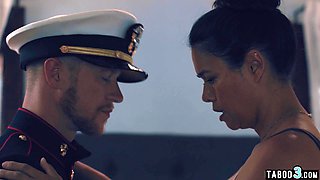 Stepson consoling his asian mommy stepmom