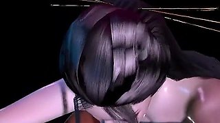 Beauty Girl in the Poor - 3D Animation V509