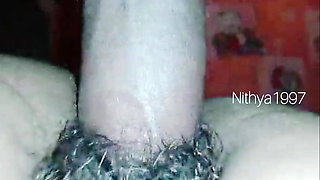 BF's black cock fucks my hairy pussy 💋