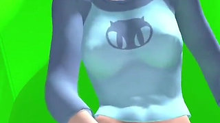 Gwen Tennyson Rubbing Her Clit. Hentai Parody