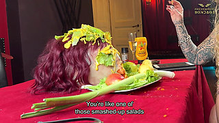 Humiliating the Slave at the Dining Table - Slave’s Head on a Platter (221)