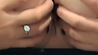Horny Latina MILF Roommate Exposes Big Tits After Workout and Gets Covered with Cum All Over Her Boobs