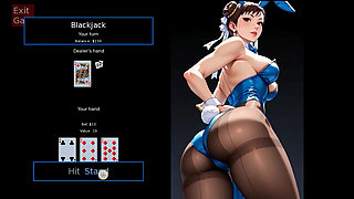 chun li blackjack adult game