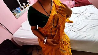 Indian Maid Shraddha Pandey Fucks Owner For Advance Money - Horny Desi Bhabhi Deep Throat Blowjob & Doggy Style Sex