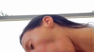 Sexy Teen Enjoys Sucking Monster Cock in POV