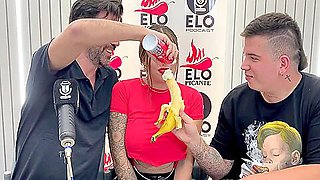 Interview With Elo Podcast Ends In A Blowjob And Of Cum Elo Picante - Sara Blonde