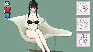 Cachipun With Waifu - Playing Rock, Paper, Scissors With Beautiful Yor Forger Until He Fucks Her