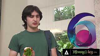 MOTHER'S GUY - Upset Stacked COUGAR Thirsts Of Being Pounded In The Booty By Her Kinky Son - Shay Glances