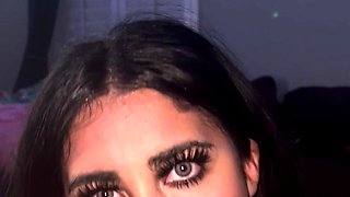 Mexicana blowjob with her big boobs