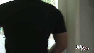 Good doggy style fuck with a silicone tits blonde Dee Williams