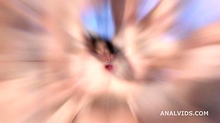 Funneled. Tabitha Poison 6on1 Balls Deep Anal, DAP, Gapes, Pee