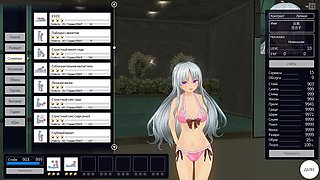 3D Hentai Fucked Stepsister in the Pool