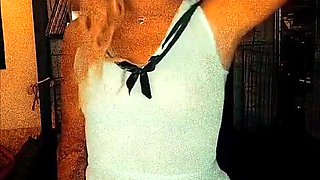 Blonde Slut Dancing