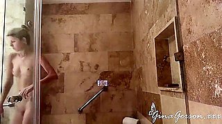 Foot Fetish In The Shower - Gina Gerson