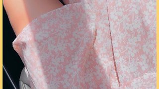 Compilation - Wifey Flashing Her Tits in the Car