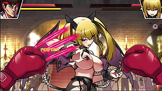 Vampire Queen’s Strip Boxing Showdown Vs Jack Hoff - the Biggest Tits Vs the Biggest Fists