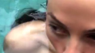 Verified Amateurs And Abigail Mac In I Welcomed Him To Paradise With A Blowjob In The Pool