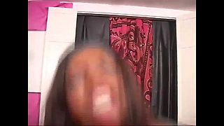 A massive black cock for two nasty ebony sluts