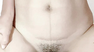 Lonely Wife in Husband's Living Wanders Alone to Crot