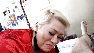 My lady in red and my games with her mature cunt...)) (Aimee Hot MILF, aka AimeeParadise)