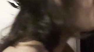 Horny Slut Sucking Dick and Taking a Facial at the Gloryhole