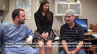 Logan Laces’ New Student Gyno Exam By Doctor From Tampa On Spy Cam
