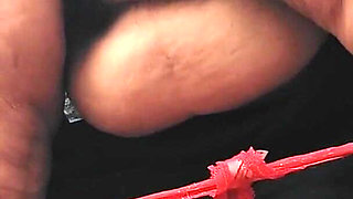 Hairy Pussy Peeing Along Side a Busy Road