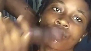 Hoodrat Just Needs a Dick in Her Mouth
