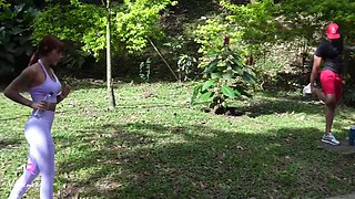 Athenea Rose, Brandon Cruz And Duncan Saint - Petite Girl Fucks A Stranger Bbc She Meets In The Park