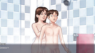 Except for the girl friend in the bathroom, I have piled up the summertime saga game.