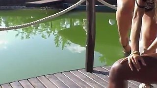 The slutty countess Malena fucked in her ass by her grooms
