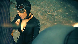 Harley and Catwoman Blowjob - Kawaii Detective