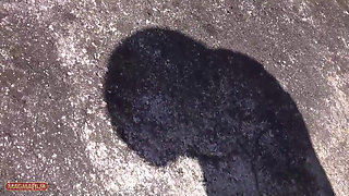 Mexican Woman Is Nibbled by Bodo Outdoors