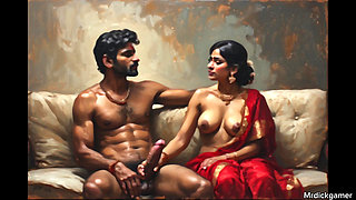 Big cock foreigner fucking indian bhabhi on his vacation