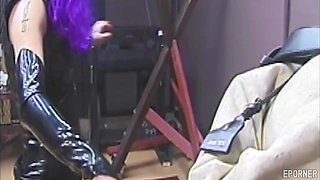 Raunchy retro domina FEMDOM soul-stirring adult clip